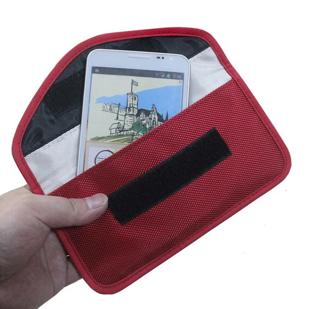 Cell Phone RF Signal Shield Blocking Jammer Bag Mobile Cellular Pouch ...