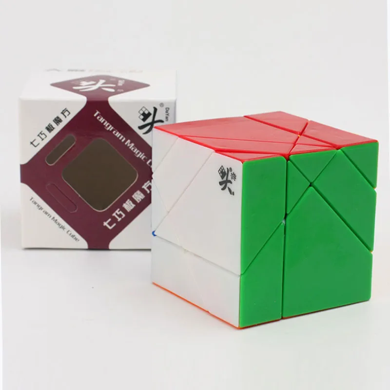 Оси Tangram Magic Cube 5 оси Скорость Поворот Куба Стикеры меньше/Стикеры Magic Cube детские развивающие игрушки Dropshipping (S5