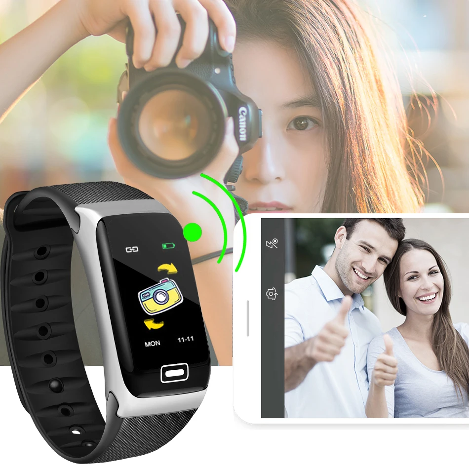 Outdoor Swim Smart Watch Blood Pressure Heart Rate Monitor Health Smartwatch App Run For Apple Xiaomi Huawei PK Fenix 5/Fit 3