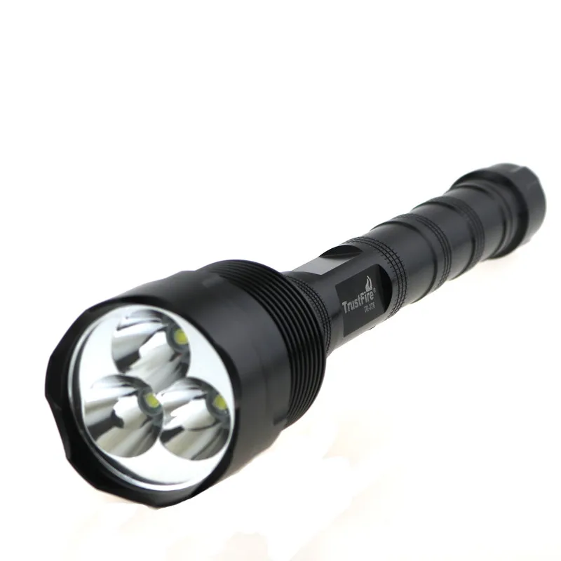 3T6 TrustFire 3800 люмен тактический фонарь 3X CREE xm-l T6 LED Охота Lanterna+ удаленного коммутатора+ 18650 Батарея