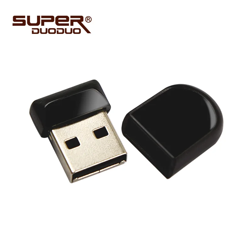 Super Mini USB Flash Drive Waterproof 4 GB 8 GB 16 GB 32 GB 64 GB Pendrive USB 2.0 Nero