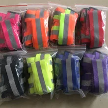 Безопасность Костюмы Chaleco Reflectante Светоотражающие 3 м ткань Материал полосы нажмите Band жилет Детская зимняя куртка, для Для женщин или Для мужчин