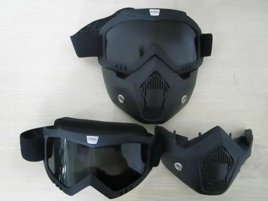 Free shipping HELMET Goggles Mask Open face motorcycle ...