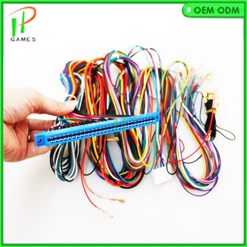 28pin JAMMA аркадная проводка ткацкий станок для 60 в 1/412 1/619 1 аркадные игры кабельный