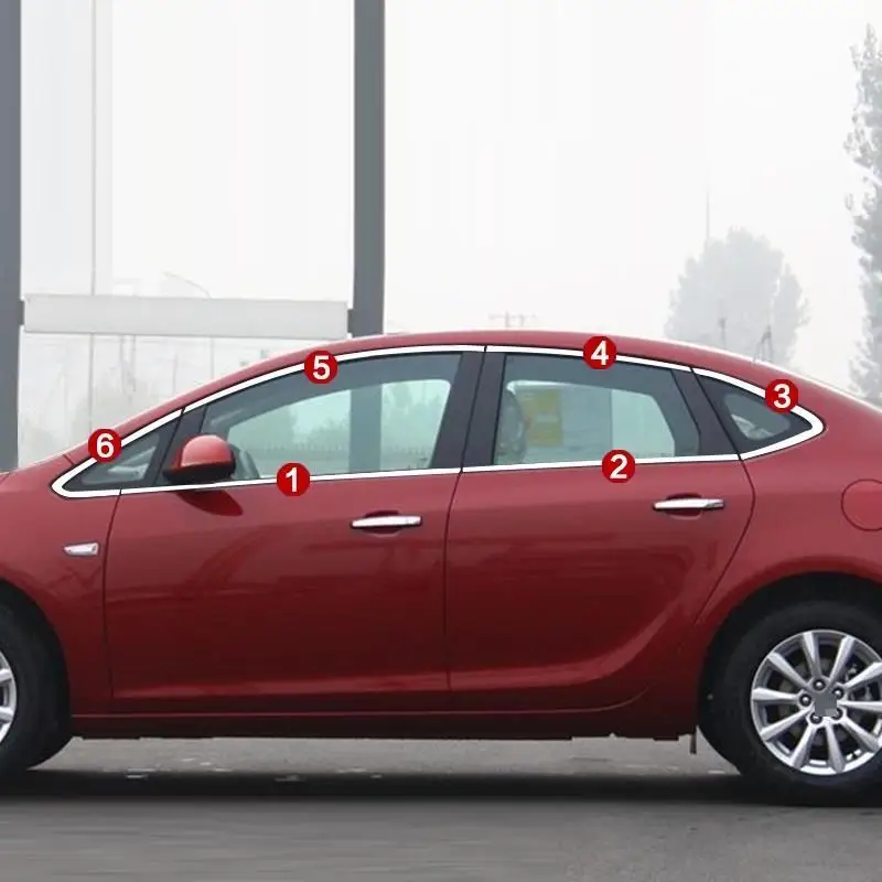 

Handle Window Door Exterior Promote Modified Decorative Mouldings Bright Sequins 09 10 11 12 13 14 15 16 17 FOR Buick Excelle GT