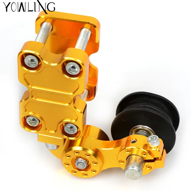 motorcycle Chain Tensioner Chain adjuster Bolt on Roller Adjust For KAWASAKI Ninja ZX6R ZX7R