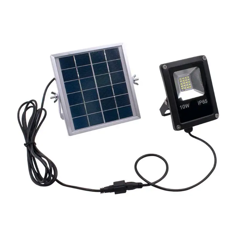 

10W 4500LM 20LED IP65 Waterproof LED Solar Flood Light with Remote Control E5M1