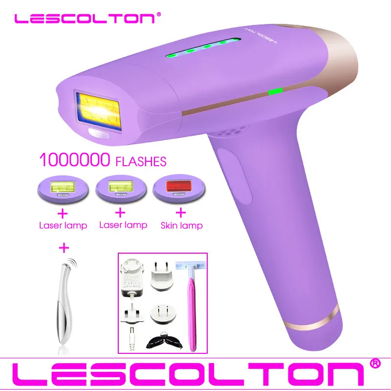 Lescolton 1000000 раз IPL эпилятор 4в1 Лазерная машинка для волос T009S лазерный эпилятор удаление волос перманентное бикини - Цвет: 3
