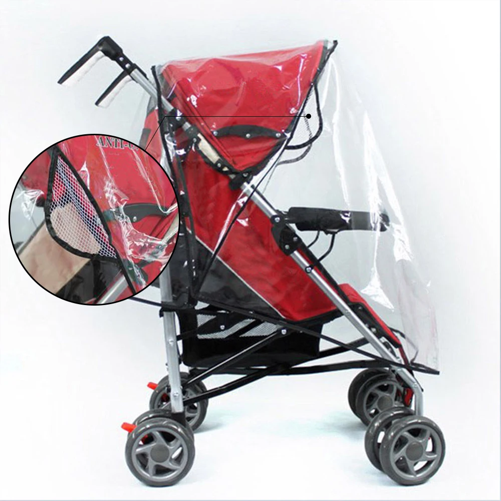 

Practical Stroller Raincoat Baby Stroller Accessories Universal Waterproof Rain Cover Wind Dust Shield Raincoat for Stroller