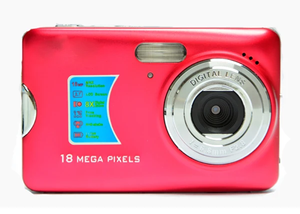 Winait HD 18 Мега Пиксели цифрового видео Камера с 2.7 ''TFT Дисплей и 8X цифровой зум компактный домашний Применение цифровой Камера