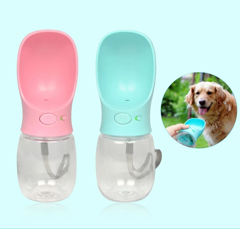 Buy Portable Pet Dogs Cups Drinking 350ML/550ML Bottle