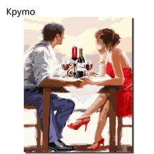 Kpymo живопись по номерам День Святого Валентина на холсте уникальные подарки украшение для дома картина для гостиной настенный Декор для дома