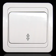 European standard high quality single open double controlled wall switch has CE authentication
