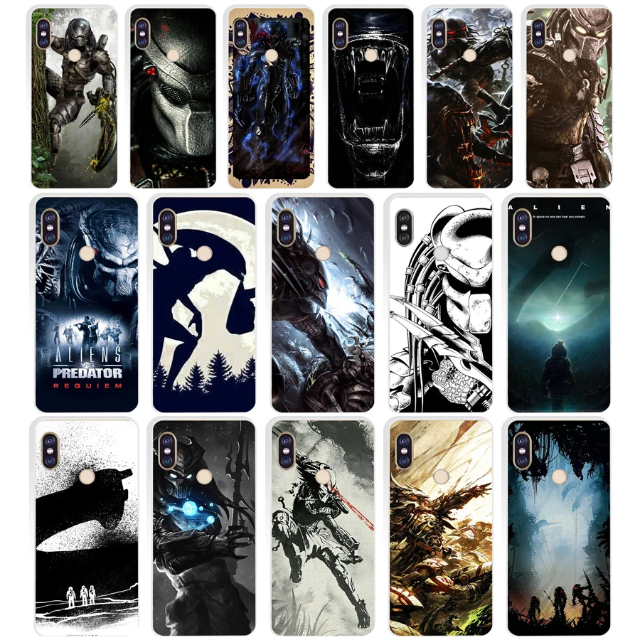 16AQ Alien Vs Predator Artwork Soft Silicone Tpu Cover phone Case for xiaomi redmi 6 pro note 5 plus 4 4x mi 8 | Мобильные телефоны