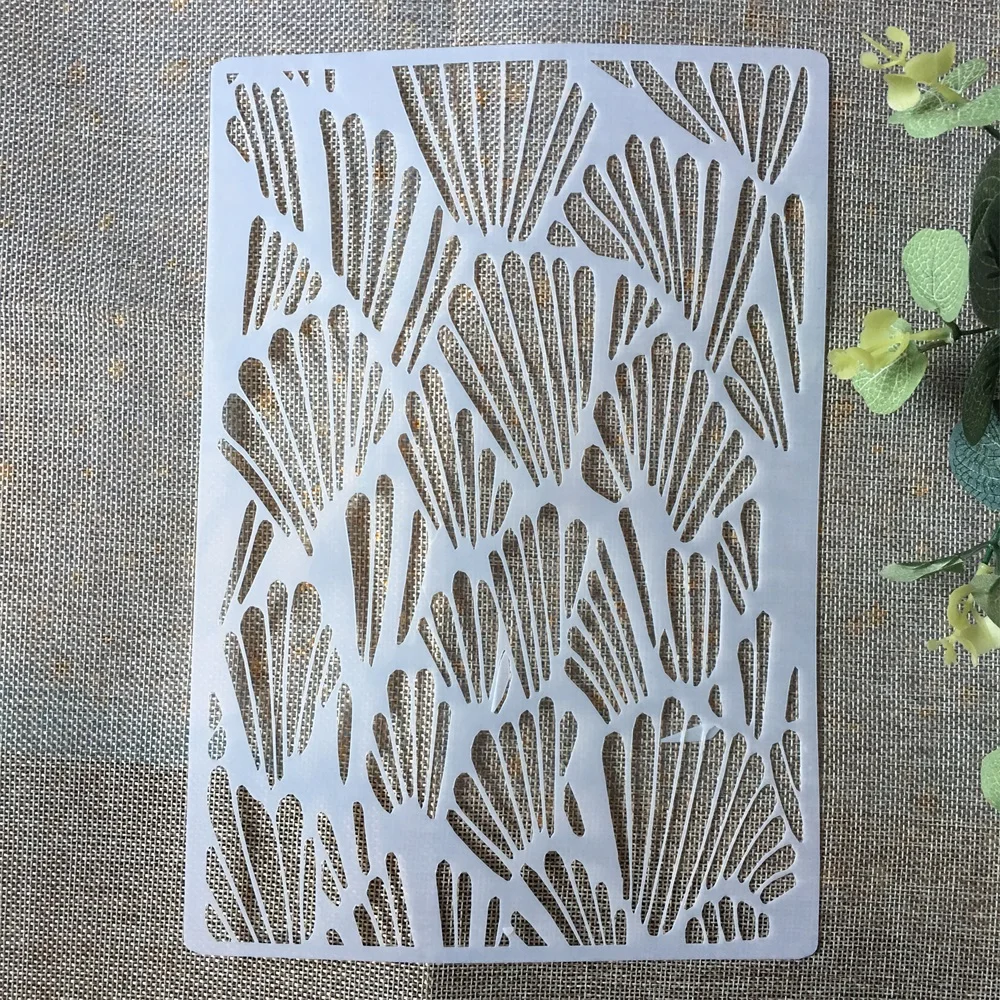 

A4 Leaves Texture DIY Layering Stencils Painting Scrapbook Coloring Embossing Album Decorative Paper Card Template