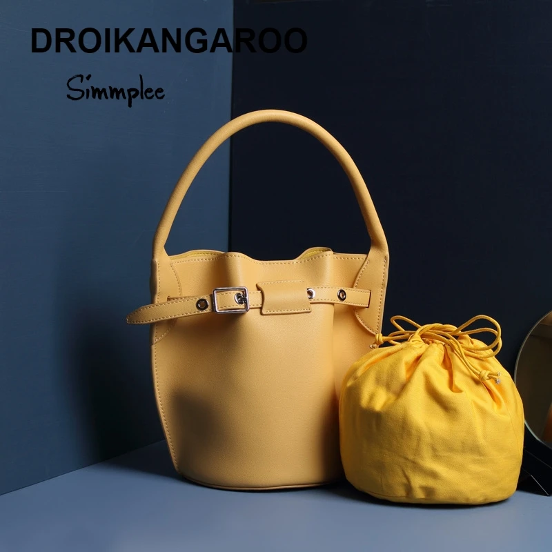 

Slanting bag lady in the spring of 2019 Simple one-shoulder fashion portable bucket bagPurses And Handbags Designer High Quality