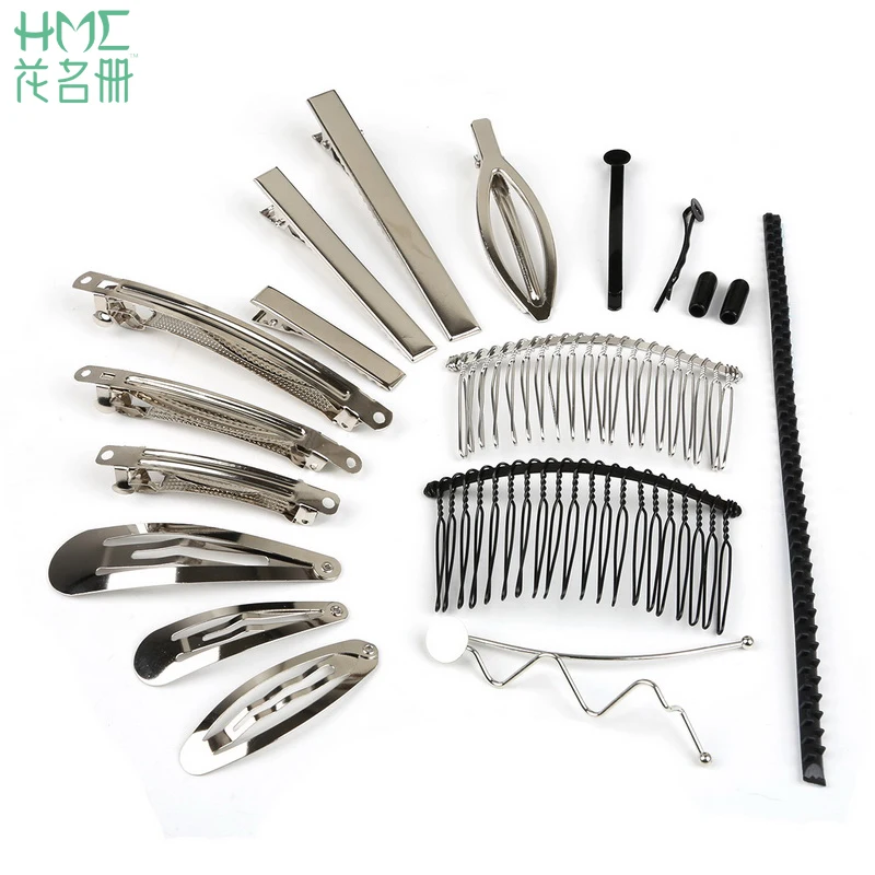 Железо сделанное родиевым/черным покрытием Полезная расческа для волос заколки для волос когти-шпильки DIY ювелирные изделия аксессуары для украшения волос