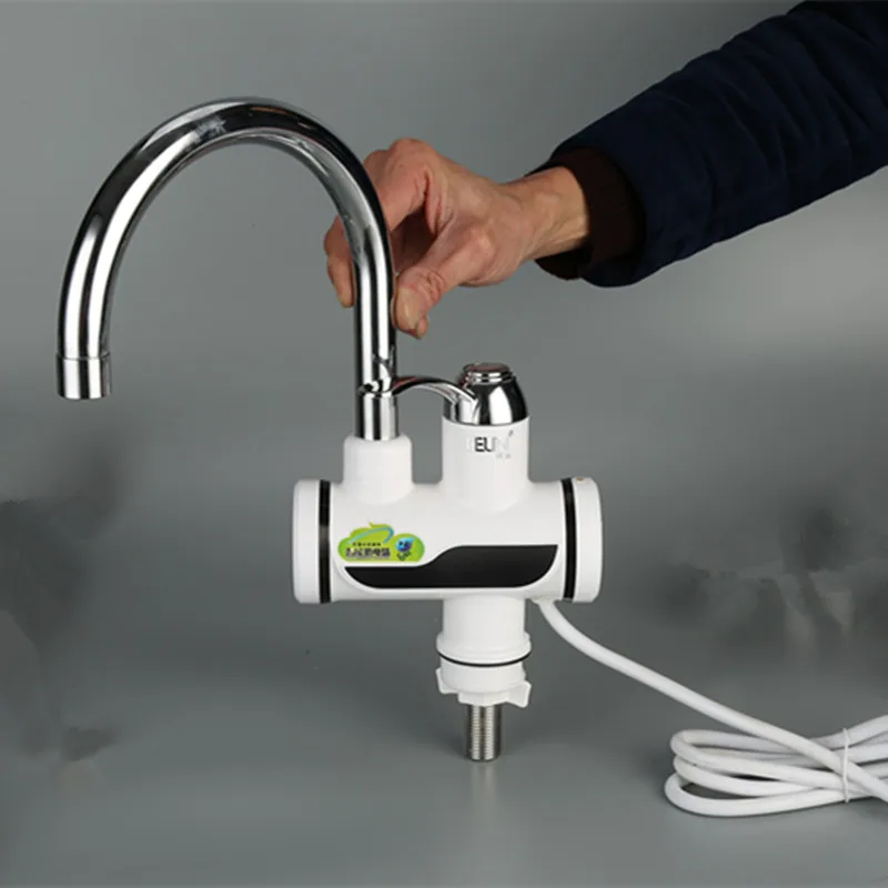 

LED Display Electric Water Heater Faucet Kitchen Mixer faucet Sanitary Ware Instant Heating Faucet electric faucet