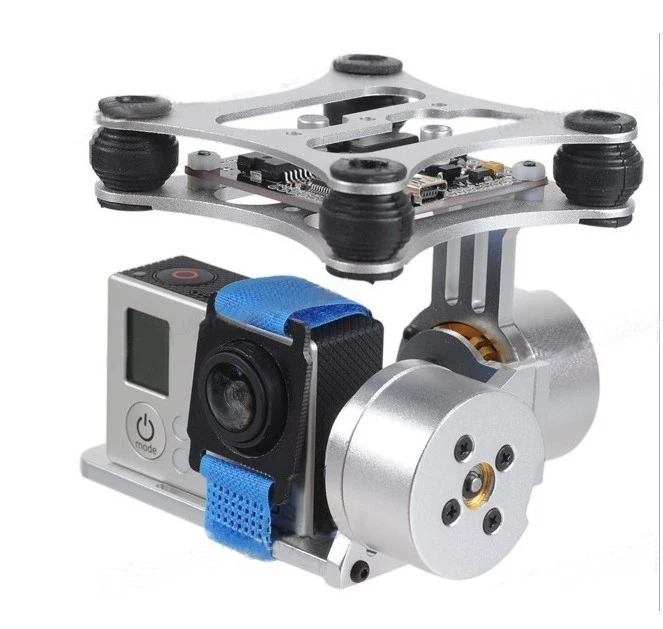 

CNC FPV Quadcopter BGC 2 Axis Metal Brushless Gimbal w/ Controller for GoPro 3 Camera Phantom 1 2 Walkera X350 Pro