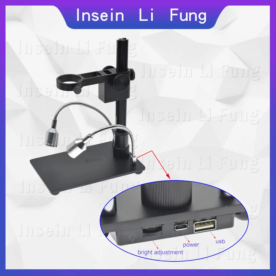 38MP 1080P 2K 60FPS HDMI USB industria electrónica Video microscopio Cámara 10X-200X Zoom c-mount p