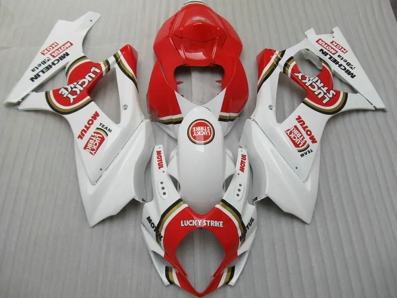 Комплект обтекателей для мотоцикла на заказ GSXR1000 K7 07 08 GSXR 1000 2007 2008 ABS белый горячий