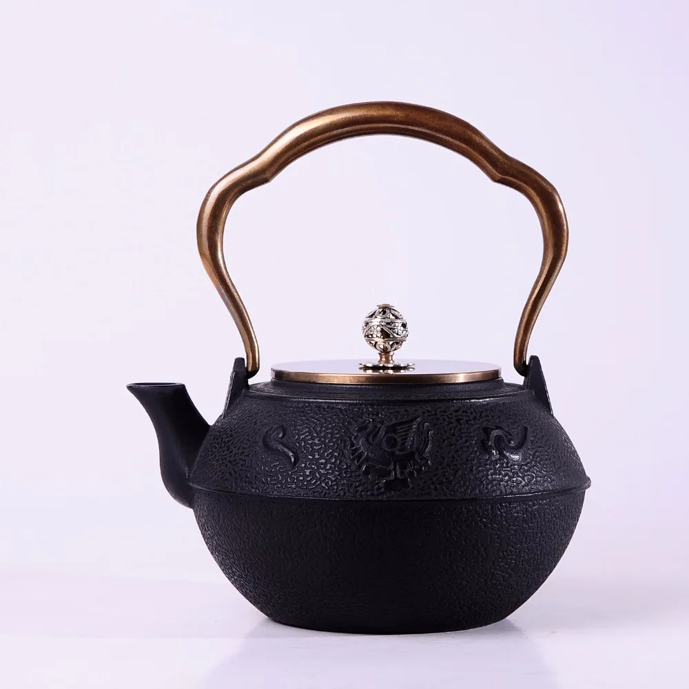 1.2L BPA ручная работа yixing самовар чугунный чайник стеклянный керамический эмалированный чайник из глины эмалированный чайник Пуэр зеленый чай