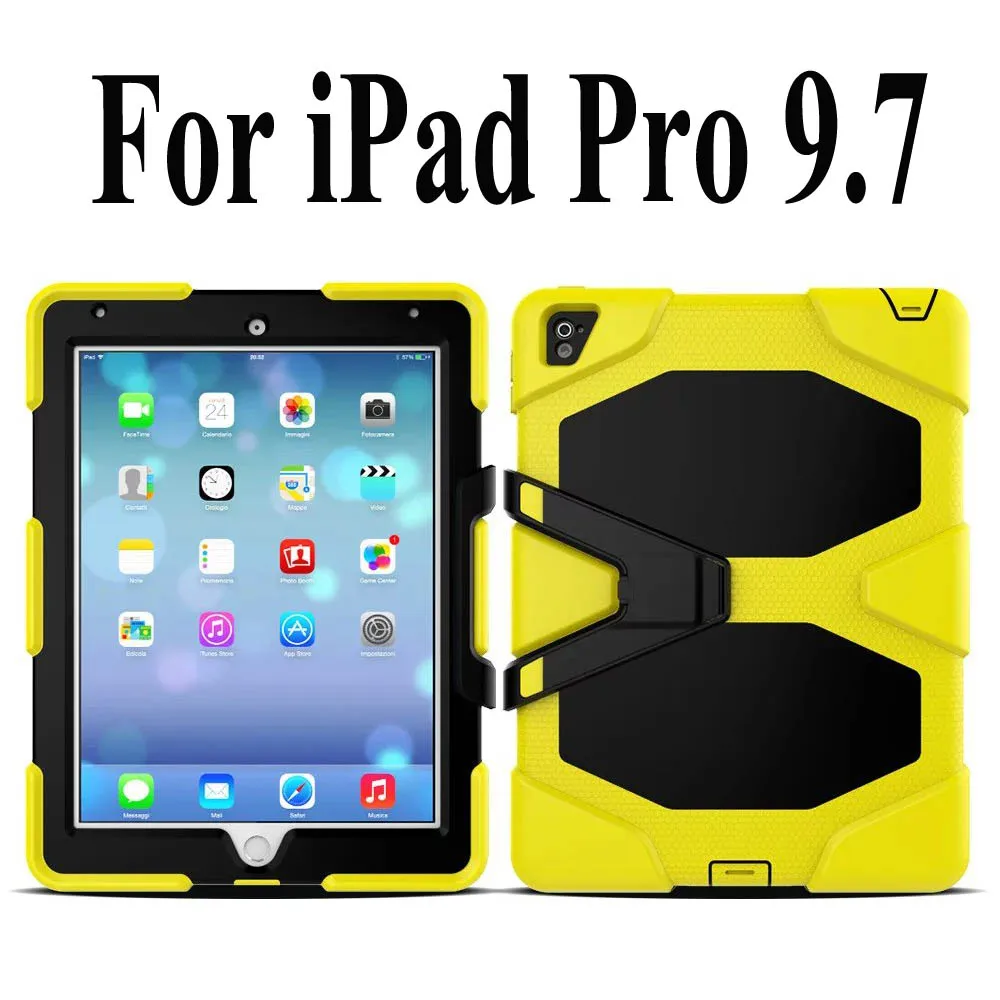 Противоударный армированный гибридный защитный чехол с подставкой для Apple iPad Pro 9