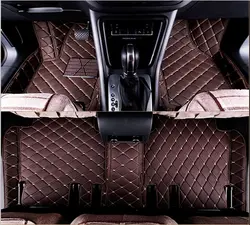 Хорошее качество! Специальные автомобильные коврики для Volkswagen Multivan Transporter T5 6 мест 2015-2003 водонепроницаемый прочный ковры