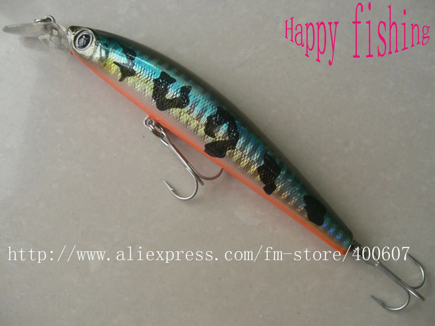 Japanese Style Bass Terminator Minnow Fishing Lure M125F with High