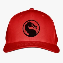 Бейсболки в стиле хип-хоп, бейсболки с принтом Mortal Kombat