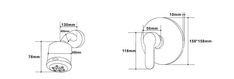 Wall Shower Mixer  (10)