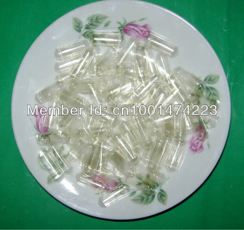 

00# 5,000pcs!Clear transparent Halal,Koshore Gelatin Empty Capsules Size 00,Empty Capsule(! joined or seperated Capsules! )