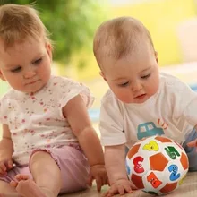 Детей разведки игрушки ребенка распознавать цифровой мяч Малый Футбол детские руки захватывает цвет игрушки 20 штук/много cyp009