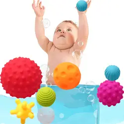 Детские игрушки Массажный мяч Детская игрушка-пазл для раннего развития мяч для рук ванная комната брызг воды мяч детские игрушки для
