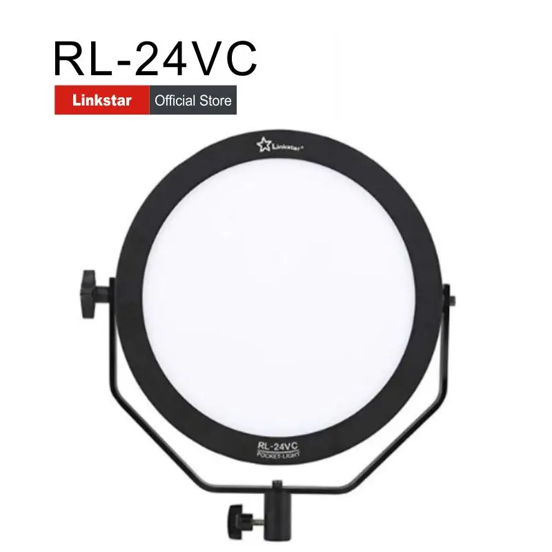 

HKLinkstar 24W Bi-color Ultrathin Soft Daylight LED studio Video Film Shooting Continuous Portable Pocket Light Dimmable RL24VC