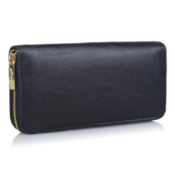 

black Factory direct no profit Fashion Women Lichee Pattern Road Wallet Coin Bag Purse Phone Bag portable light