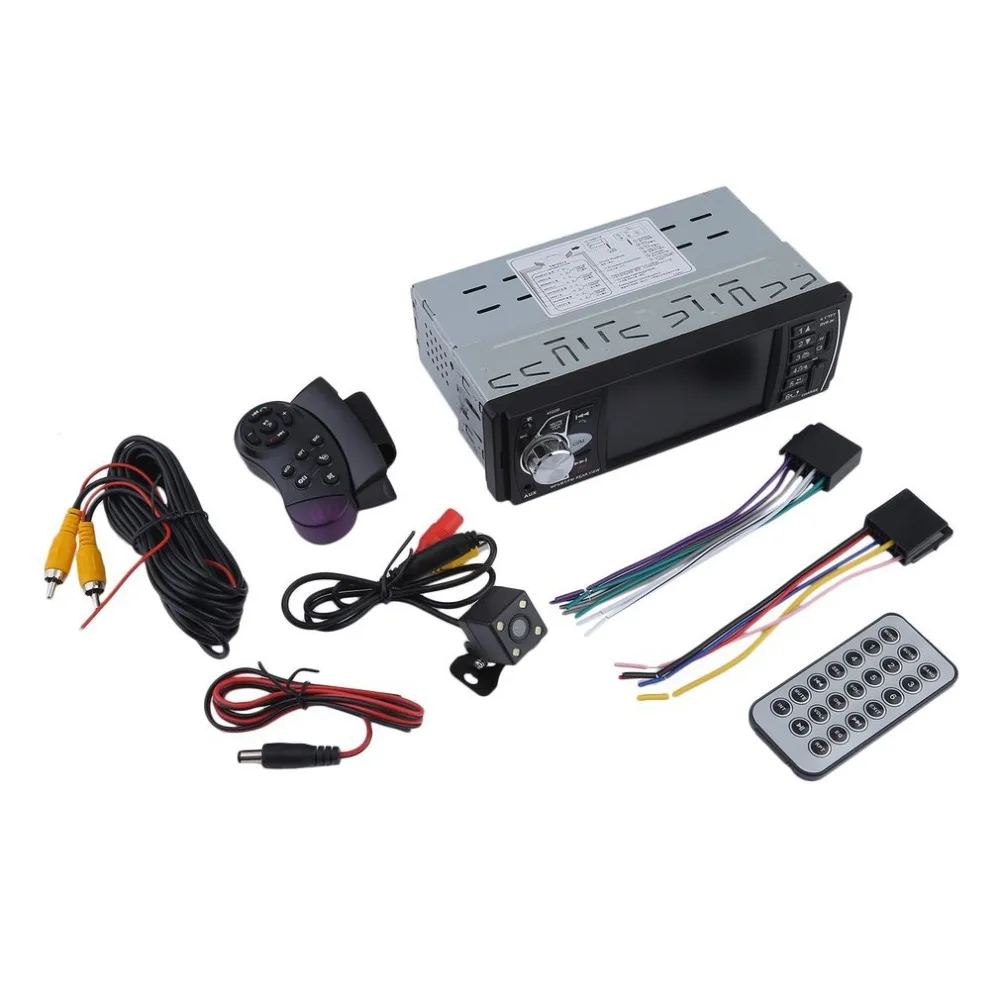 

with Camera and Steering wheel Car MP5 Player TFT Screen Bluetooth Stereo Audio FM Station Auto Video DVD Player with USB Port