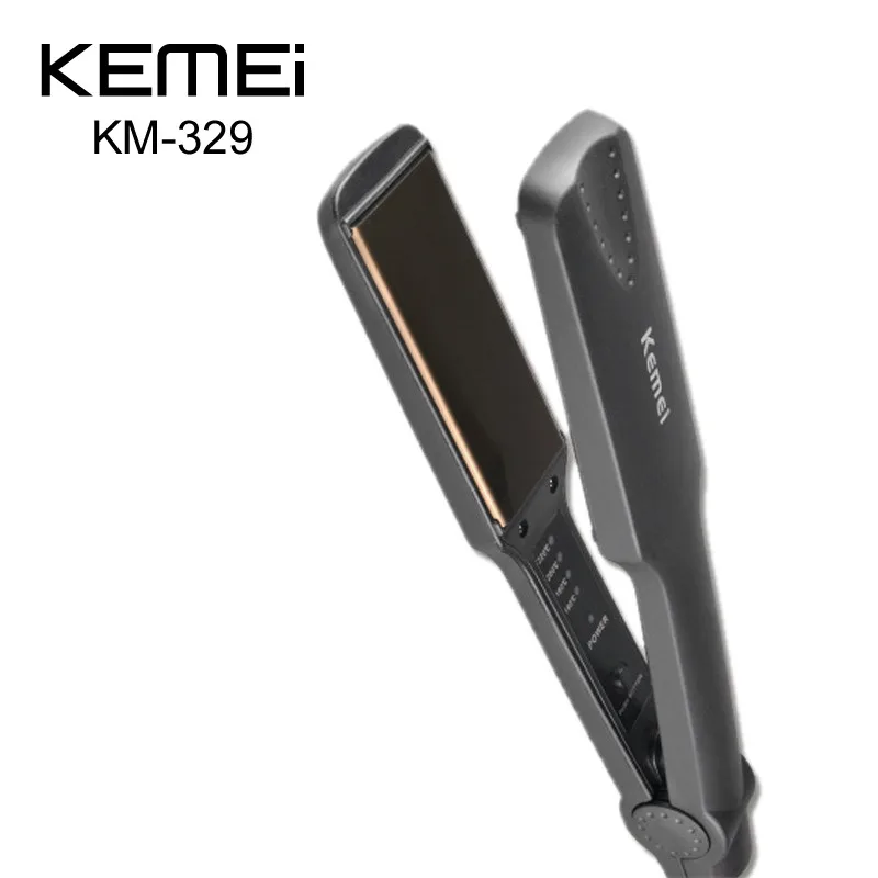 Kemei KM-329 Профессиональный Парикмахерские Flat Iron Styling Профессиональный Выпрямитель для волос для укладки инструменты щипцы выпрямитель для волос