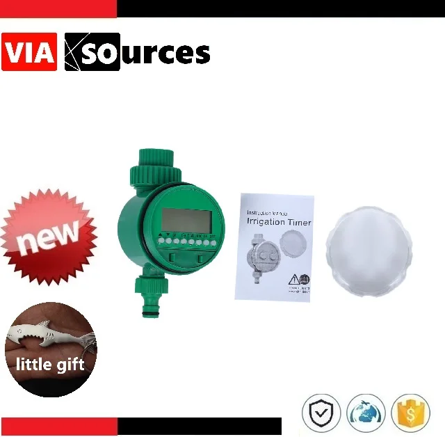 

LCD Display Automatic Electronic Water Timer Garden Irrigation Controller Solenoid Valve Digital Intelligence Watering System