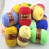 Hilo de lana de Cachemira de alta calidad para tejer, hilo de lana suave y cálido para bebé, teñido ecológico, 6 bolas, 300g por lote ► Foto 3/4