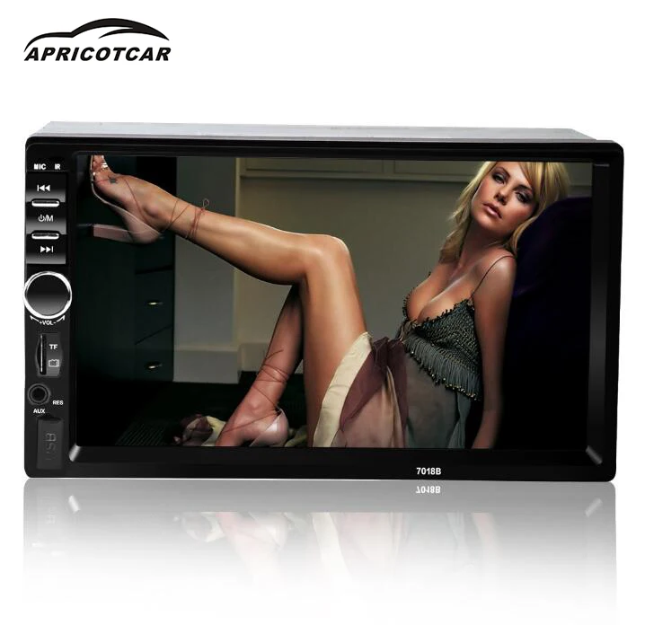 Новый 7018B автомобильный аудио HD 7 дюймов Автомобильный MP4 MP5 Bluetooth hands free обратный