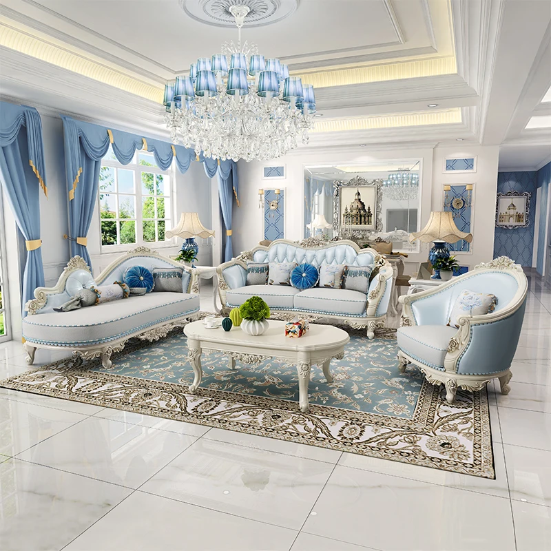 Мода Европейский стиль диван 123 современная кожаная софа набор мебель для гостиной PRF5001 для большого дома