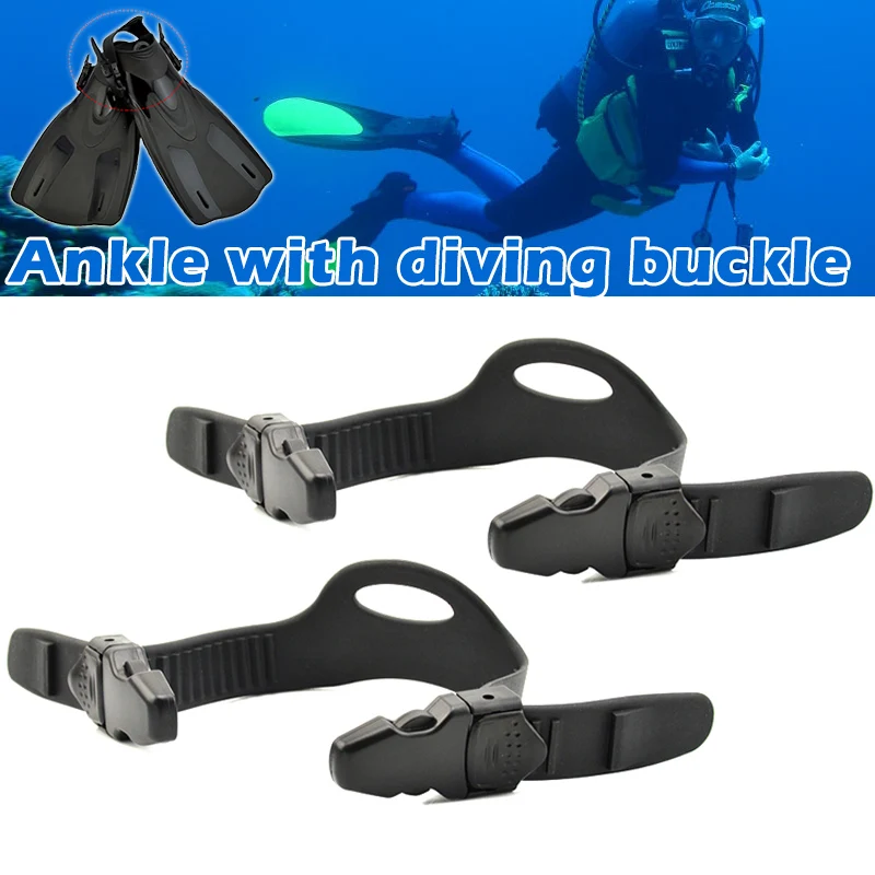 

2pcs Universal Fins Strap with Quick Release Buckle for Diving Swimming JT-Drop Ship