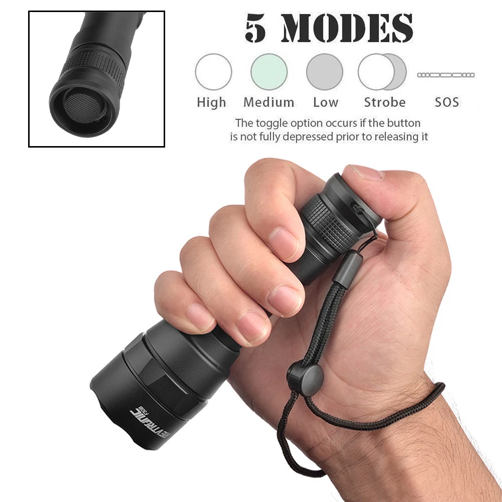 Kictoge Achat Super Bright Led Lampe De Poche Haut Gamme Etanche