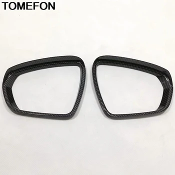 

TOMEFON For Peugeot 3008 GT 2017 2018 Door Rearview Rear View Mirror Eyebrow Cover Trim Frame Moulding Exterior Accessories ABS