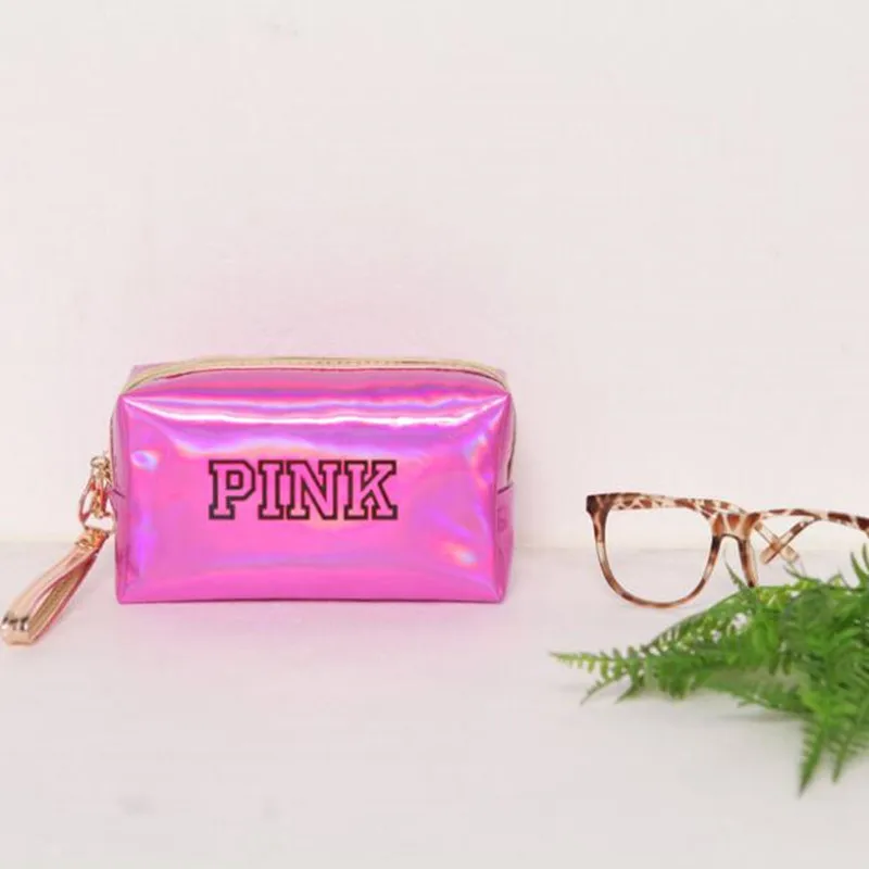 Fashion Waterproof Laser Makeup Bag Simple Portable Cosmetic Bag Clutch Purse PU Zipper Travel Makeup Organizer Bag Neceser Fashion Waterproof Laser Makeup Bag Simple Portable Cosmetic Bag Clutch Purse PU Zipper Travel Makeup Organizer Bag Neceser