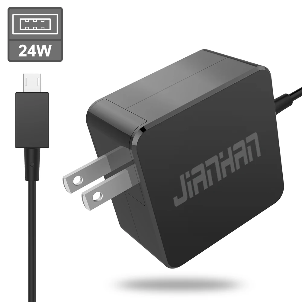 

Jianhan Netbook Laptop 24W 12V/2A AC Adapter high power stable output Laptop charger for ASUS EeeBook X205 X205T X205TA