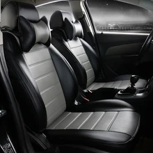Coche de cuero cubierta de asiento de automóvil conjunto amortiguador para mitsubishi lancer ex v3/5/6 pajero sport outlander v73 v77 grandis evo ix dx 7