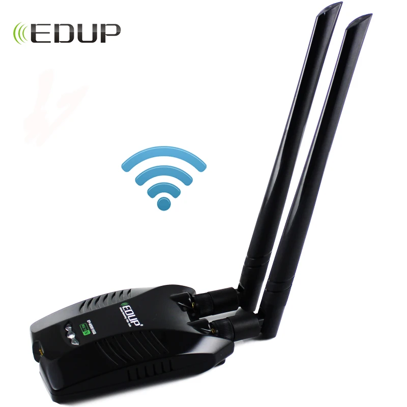 EDUP Ralink RT3070L Беспроводной usb wifi адаптер с высоким коэффициентом усиления 2 * 5dBi антенны long distance Wi-Fi приемник usb адаптер ethernet для ПК