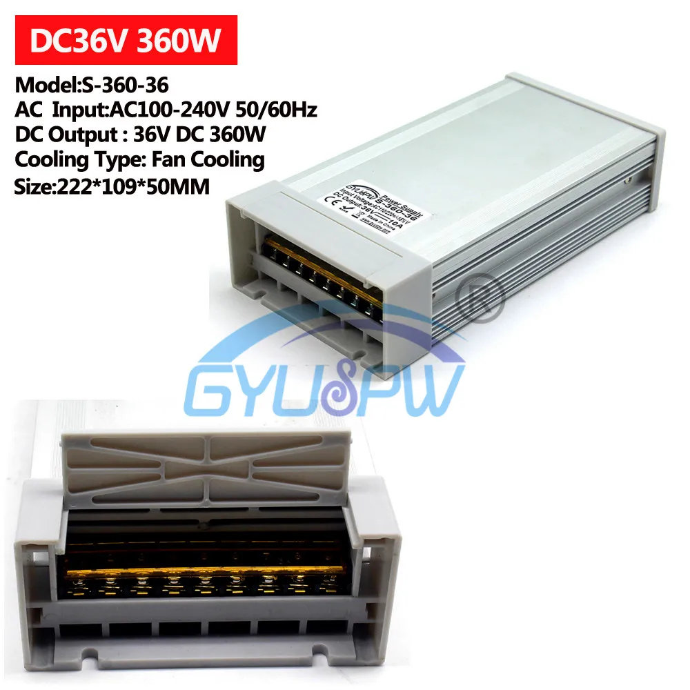 36V360W